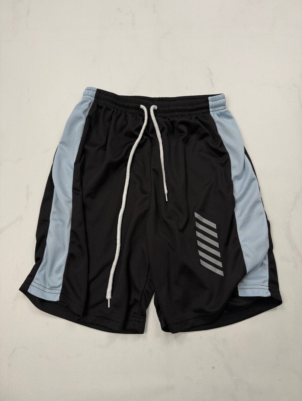 Shein Athletic Shorts Black 2010s Adjustable Drawstring - Boys 13Y